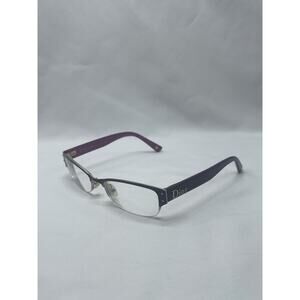 CHRISTIAN DIOR ITALY CD3748 Q43 140 Plum Half Rimless Eyeglasses Frame